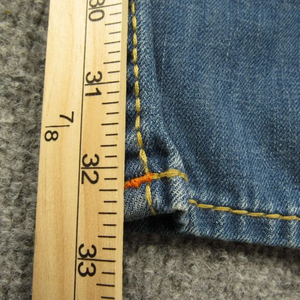 True Religion Jeans‎ Men 38x32 Skinny Denim Flap Pocket Y2k CXLM Dragonfish